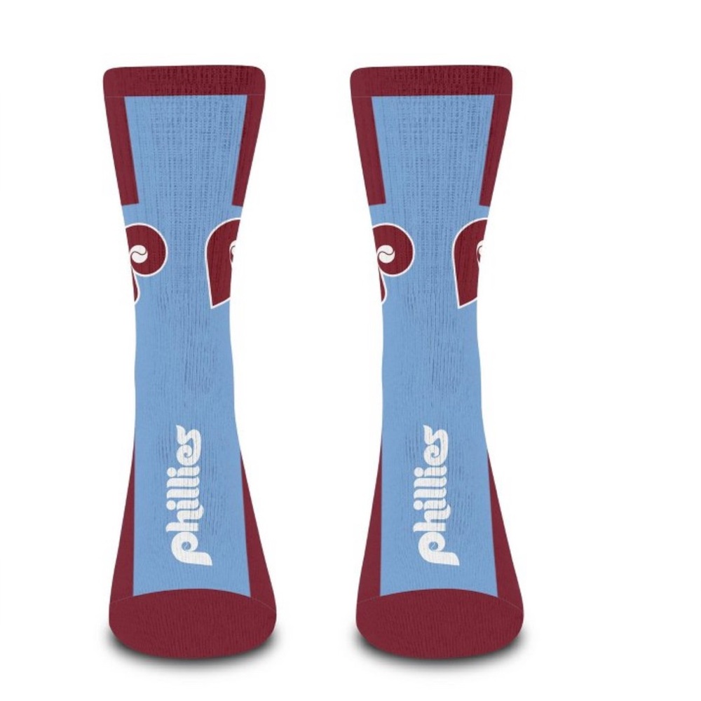 MLB Philadelphia Phillies Adult Crew Socks (2pack)